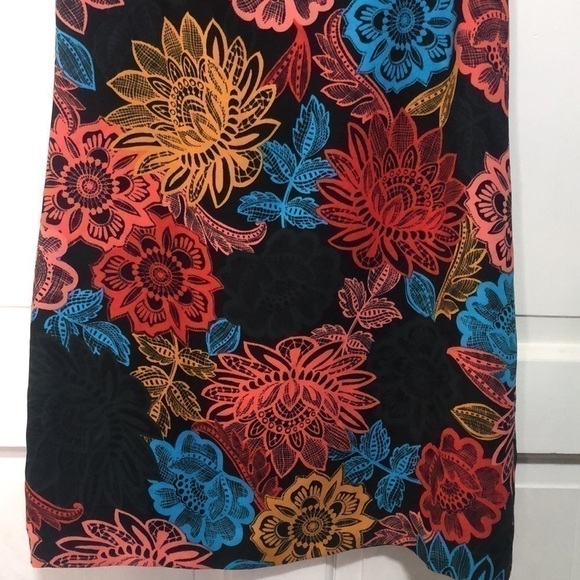 𝅺CECE Multicolor Floral Pattern Sleeveless Dress Size 4 - Picture 3 of 7